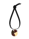 wood pendant necklace