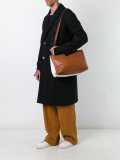 block colour shoulder bag