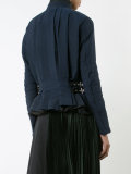 zipped bomber jacket