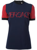 embroidered logo compact jersey