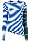 contrast stripe jumper 