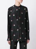 floral jacquard shirt