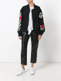 roses logo bomber jacket 