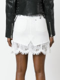 frayed edge skirt