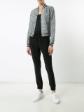 cropped drawstring trousers