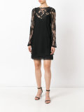 lace overlay dress