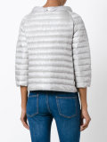 zipped puffer jacket