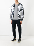 camouflage print hoodie