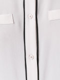 ruffled trim shirt 