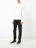 distressed sweatshirt