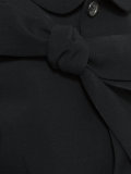 draped flared jacket