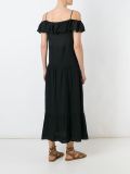 ruffled off shoulder dress
