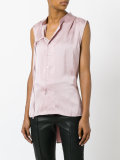 tie front blouse