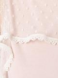 pleated trim blouse 