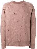 distressed sweater 