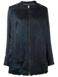 zipped oversized jacket