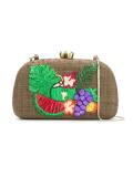 straw clutch bag