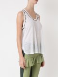 embroidered tank top