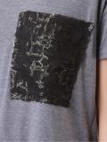 lace panels T-shirt