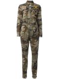 camouflage print jumpsuit 