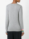 striped detail jumper