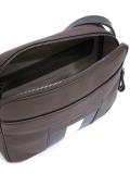 zipped messenger bag 