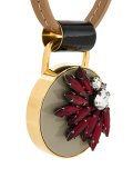 strass pendant necklace
