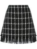 knit fringed skirt