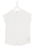 button front T-shirt