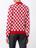 checked sweater