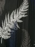 缩褶印花上衣
