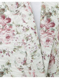 floral print sleeveless jacket