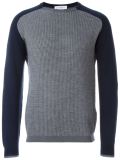 contrast sleeves jumper