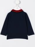 Web collar polo shirt