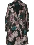 floral jacquard coat 