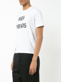 'high friends' print T-shirt
