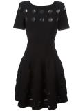 glitter detail flared dress