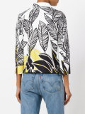 leaf print jacket