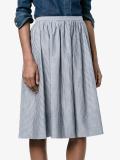 striped midi skirt