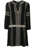 embroidered mini-dress 