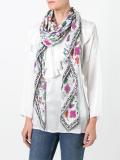 floral print scarf