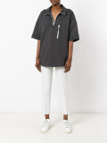 zip front shirt