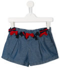 bow detail shorts 