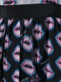 'lips'图案伞摆连衣裙