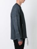 zipped pockets sweatshirt 