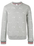 trumpet print sweatshirt