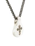 cross disk necklace