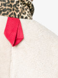 Checkers leopard print jacket