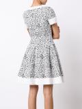 splatter paint print dress