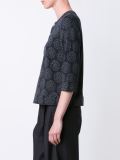 dotted print top
